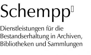 Logo Schempp Dienstleistungen für die Bestandserhaltung in Archiven, Bibliotheken und Sammlungen
